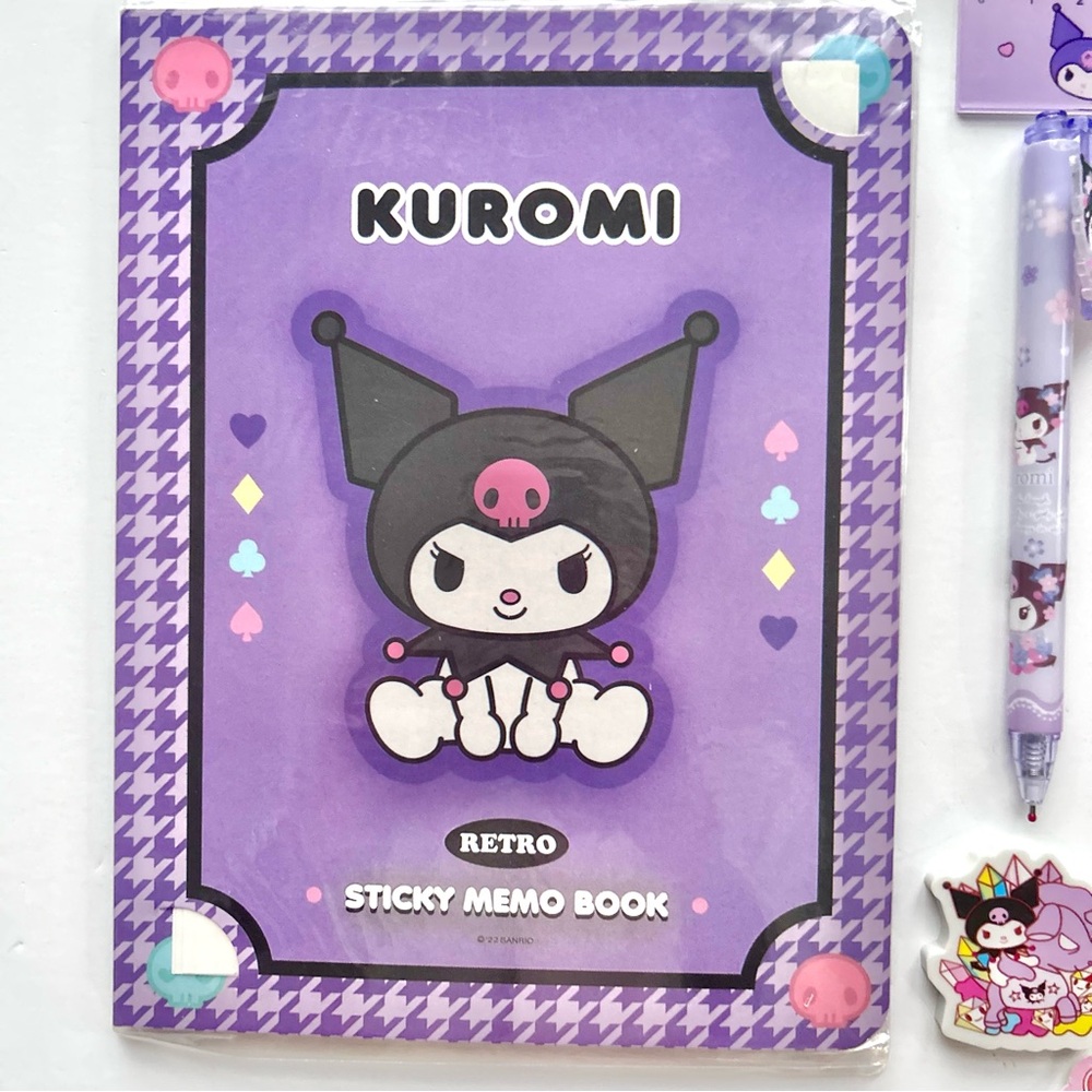 💜(KUR321) Kuromi 12-Piece Stationery Fun Bundle! - Picture 2 of 13